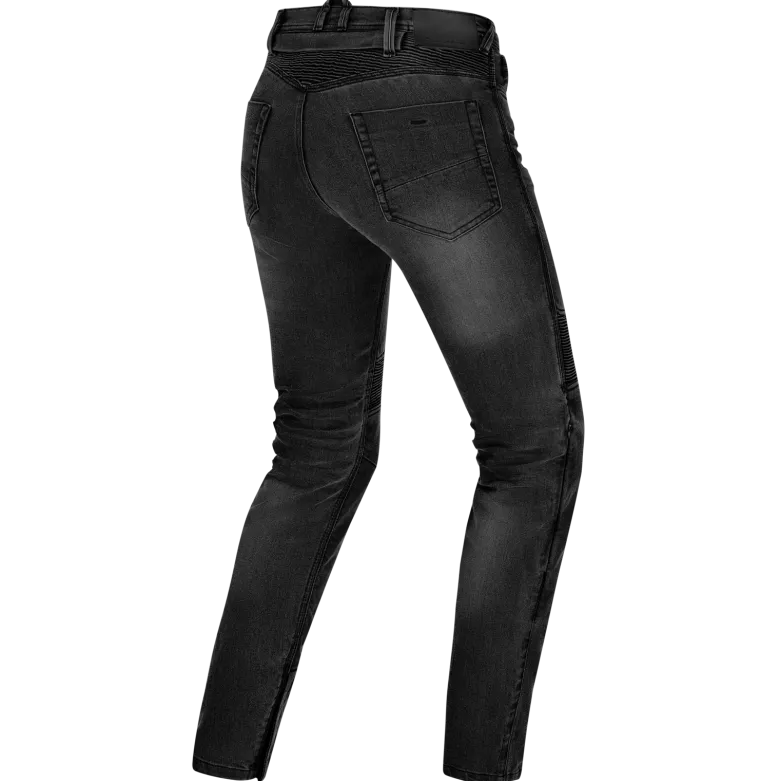Jeansy motocyklowe damskie SHIMA ZENITH LADY BLACK czarny