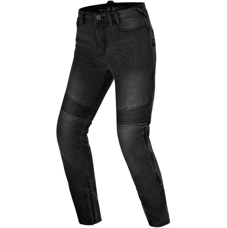 Jeansy motocyklowe damskie SHIMA ZENITH LADY BLACK czarny