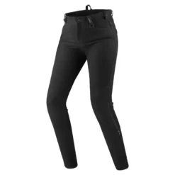 Jeansy motocyklowe damskie SHIMA FLEXX LADY BLACK czarny