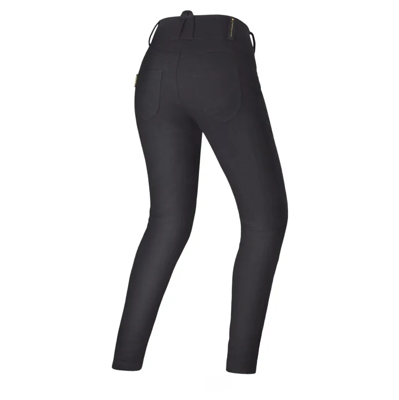 Jeansy motocyklowe damskie SHIMA NOX 2.0 BLACK czarny