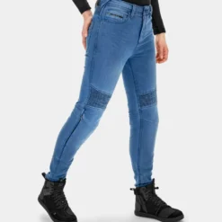 Jeansy motocyklowe damskie SHIMA ZENITH LADY BLUE niebieski