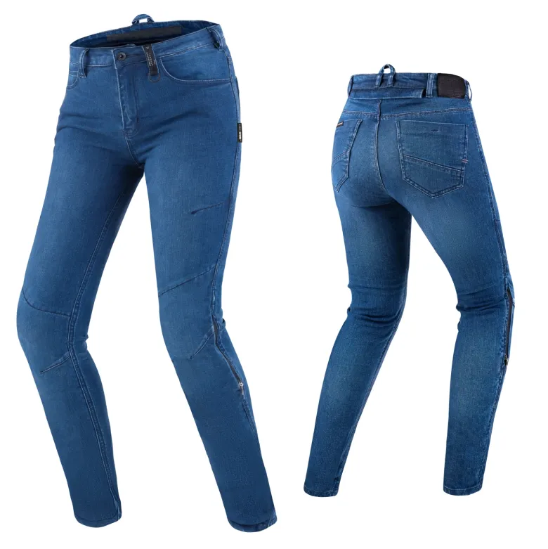 Jeansy motocyklowe damskie SHIMA METRO LADY BLUE niebieski