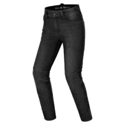 Jeansy motocyklowe damskie SHIMA RIDGE LADY BLACK czarny