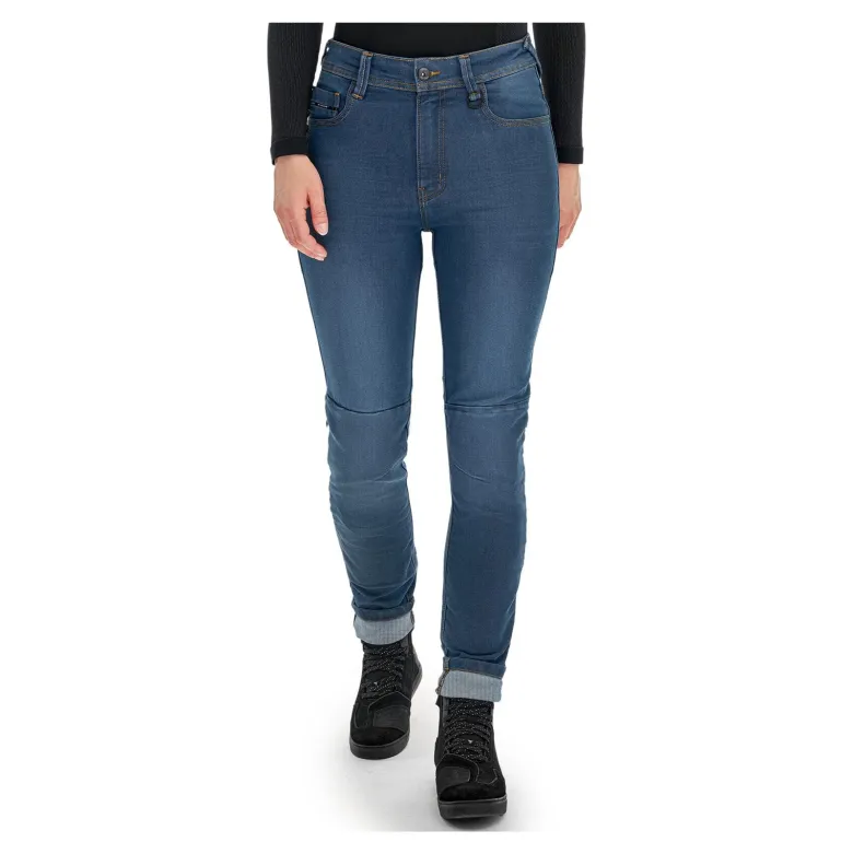 Jeansy motocyklowe damskie SHIMA RIDGE LADY BLUE niebieski