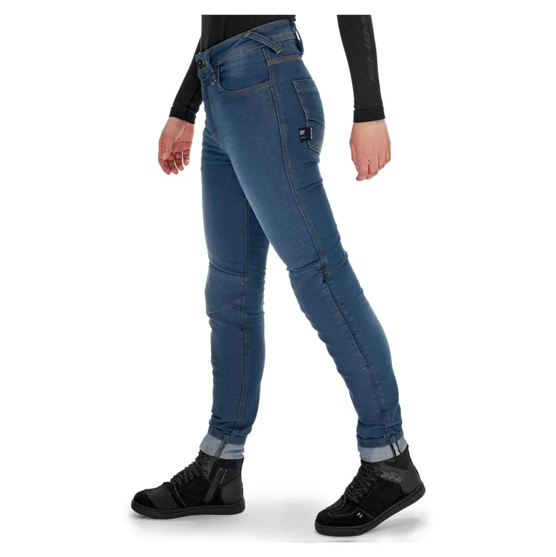 Jeansy motocyklowe damskie SHIMA RIDGE LADY BLUE niebieski