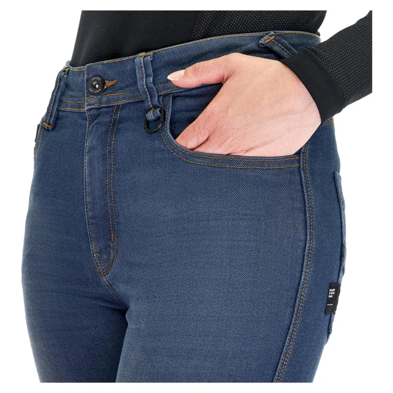 Jeansy motocyklowe damskie SHIMA RIDGE LADY BLUE niebieski