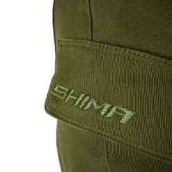 Jeansy motocyklowe damskie SHIMA GIRO 3.0 LADY KHAKI zielony