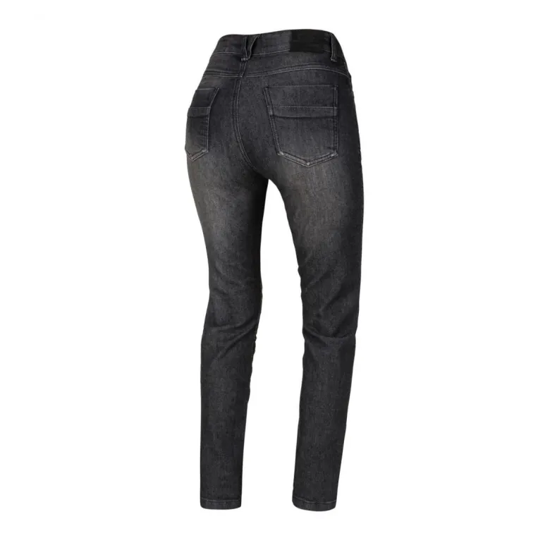 Jeansy motocyklowe damskie SECA DELTA ONE LADY BLACK czarny