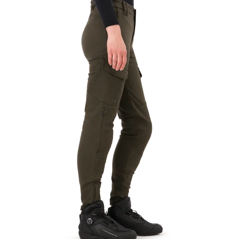 Jeansy motocyklowe damskie SHIMA RECON LADY GREEN zielony
