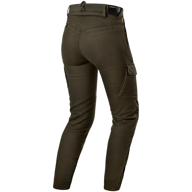 Jeansy motocyklowe damskie SHIMA RECON LADY GREEN zielony