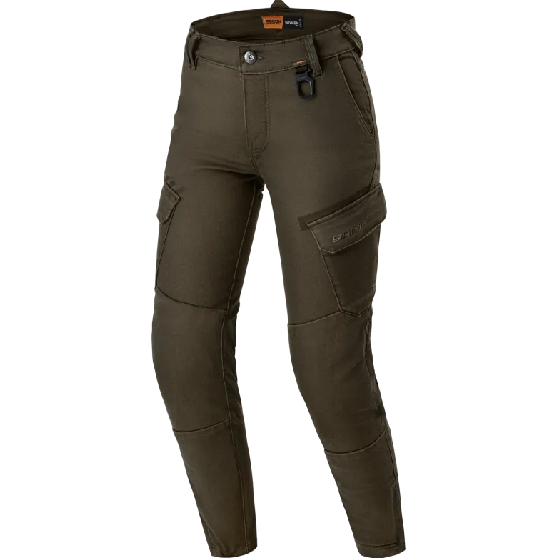 Jeansy motocyklowe damskie SHIMA RECON LADY GREEN zielony
