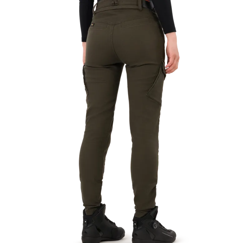 Jeansy motocyklowe damskie SHIMA RECON LADY GREEN zielony
