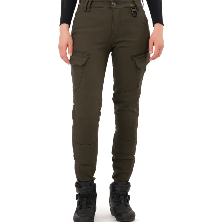 Jeansy motocyklowe damskie SHIMA RECON LADY GREEN zielony