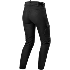 Jeansy motocyklowe damskie SHIMA RECON LADY BLACK czarny
