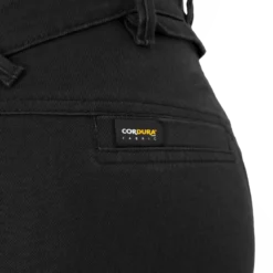 Jeansy motocyklowe damskie SHIMA RECON LADY BLACK czarny