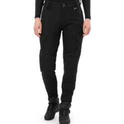 Jeansy motocyklowe damskie SHIMA RECON LADY BLACK czarny