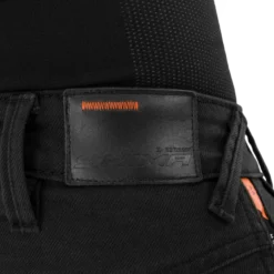 Jeansy motocyklowe damskie SHIMA RECON LADY BLACK czarny