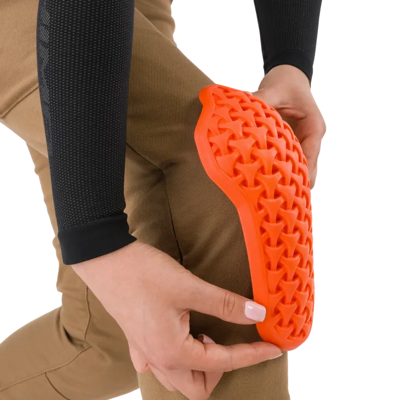 Jeansy motocyklowe damskie SHIMA RECON LADY SAND beżowy