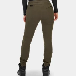Jeansy motocyklowe damskie SHIMA JOGGSY LADY KHAKI zielony
