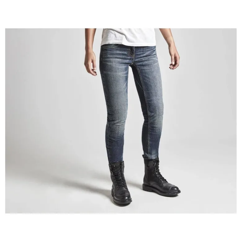Jeansy motocyklowe damskie SPIDI J-TRACKER LADY DARK BLUE granatowy niebieski