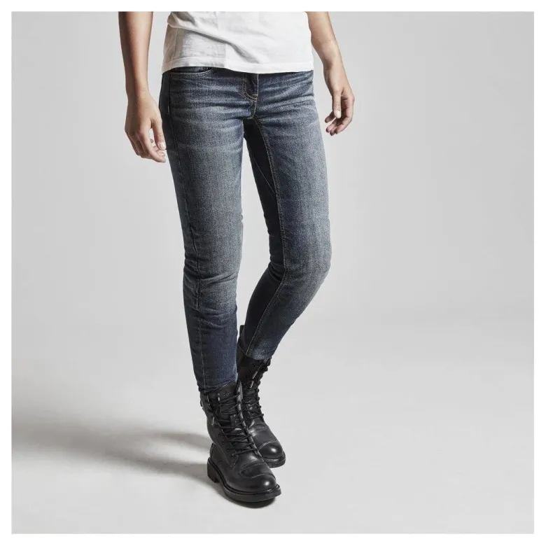 Jeansy motocyklowe damskie SPIDI J-TRACKER LADY DARK BLUE granatowy niebieski