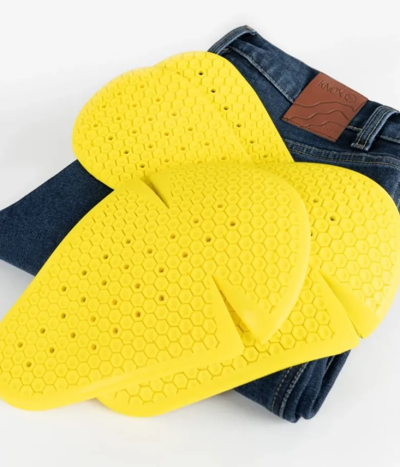 Jeansy motocyklowe KNOX KIRKSTONE STONE WASH INDIGO granatowy
