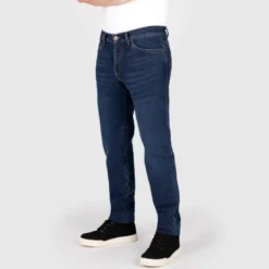 Jeansy motocyklowe KNOX KIRKSTONE STONE WASH INDIGO granatowy