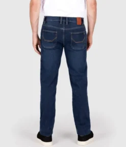 Jeansy motocyklowe KNOX KIRKSTONE STONE WASH INDIGO granatowy