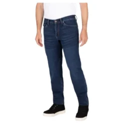 Jeansy motocyklowe KNOX KIRKSTONE SHORT STONE WASH INDIGO granatowy