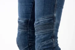 Jeansy motocyklowe OZONE HORNET II WASHED BLUE niebieski