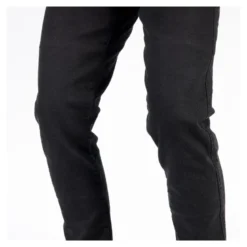 Jeansy motocyklowe OZONE STRIKER SLIM FIT BLACK czarny