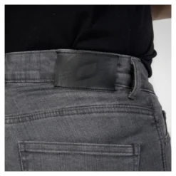 Jeansy motocyklowe OZONE STRIKER REGULAR WASHED GREY szary