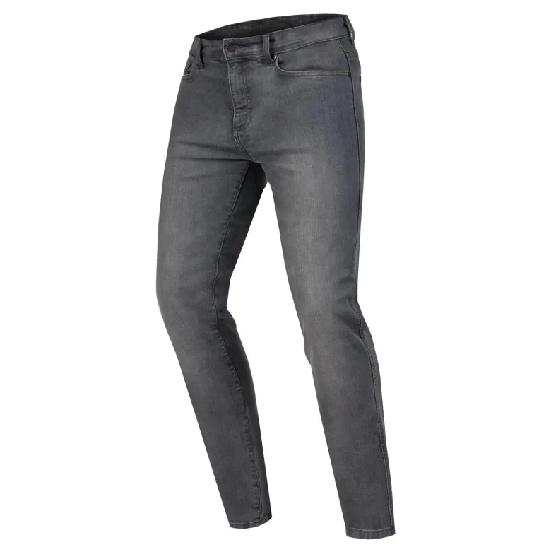 Jeansy motocyklowe OZONE STRIKER REGULAR WASHED GREY szary