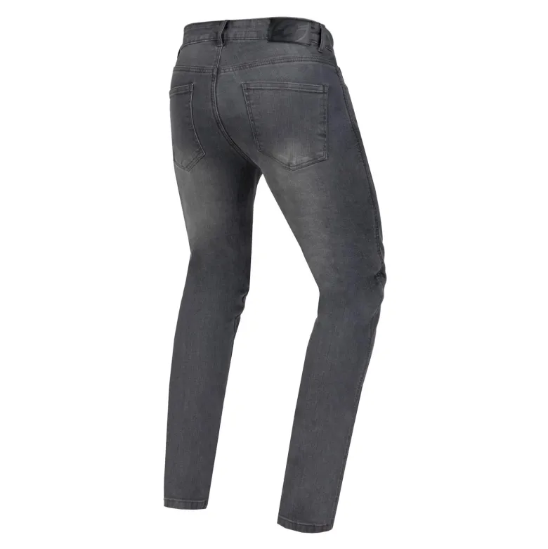 Jeansy motocyklowe OZONE STRIKER REGULAR WASHED GREY szary