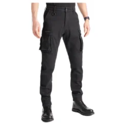 Jeansy motocyklowe PANDO MOTO DESERT CARGO BLACK czarny
