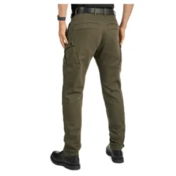 Jeansy motocyklowe PANDO MOTO MARK KEV OLIVE GREEN zielony