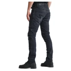 Jeansy motocyklowe PANDO MOTO KARL DEVIL 9 BLACK czarny