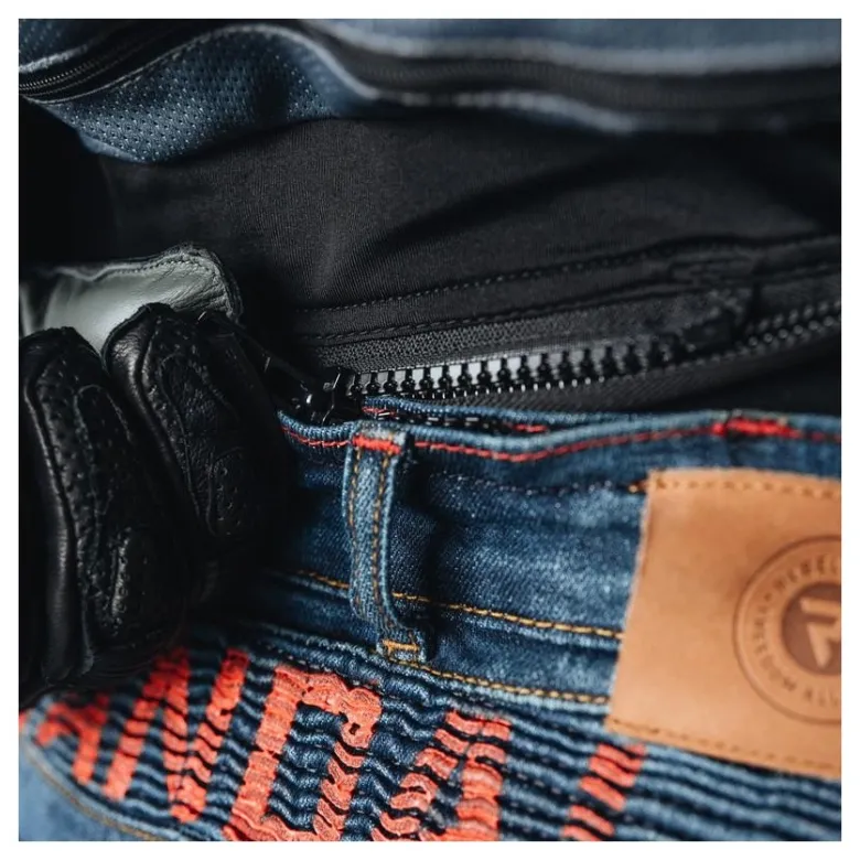Jeansy motocyklowe REBELHORN VANDAL DENIM BLUE niebieski