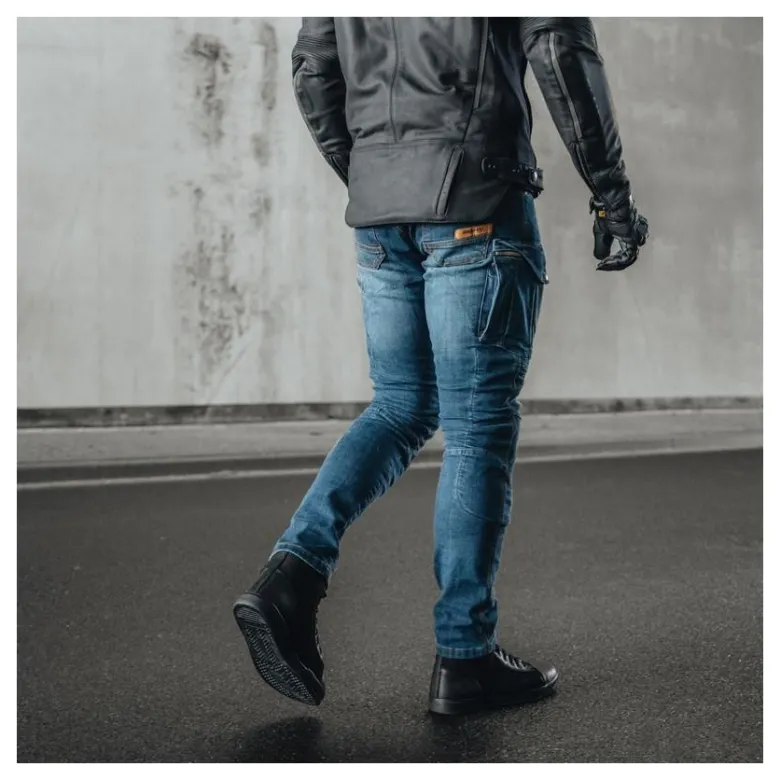Jeansy motocyklowe REBELHORN VANDAL DENIM BLUE niebieski