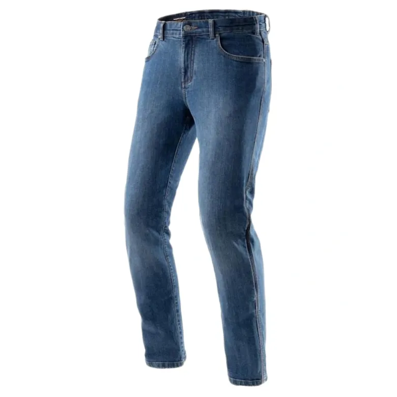 Jeansy motocyklowe REBELHORN CLASSIC MONOLAYER WASHED BLUE niebieski
