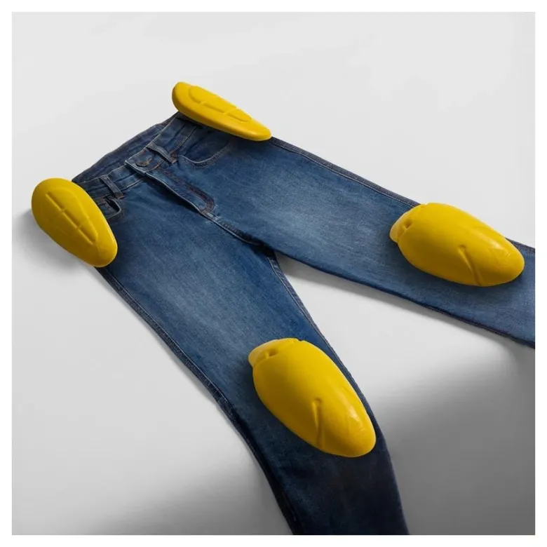 Jeansy motocyklowe REBELHORN CLASSIC MONOLAYER WASHED BLUE niebieski