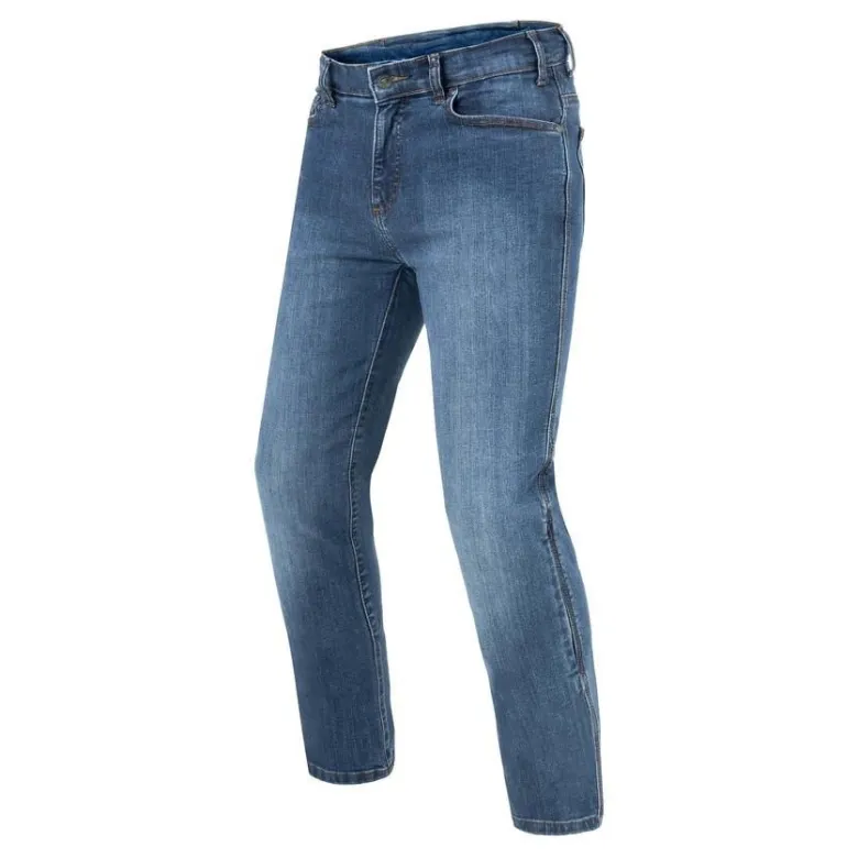 Jeansy motocyklowe REBELHORN CLASSIC III REGULAR FIT WASHED BLUE niebieski
