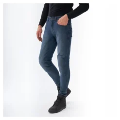 Jeansy motocyklowe REBELHORN NOMAD TAPERED FIT WASHED BLUE niebieski