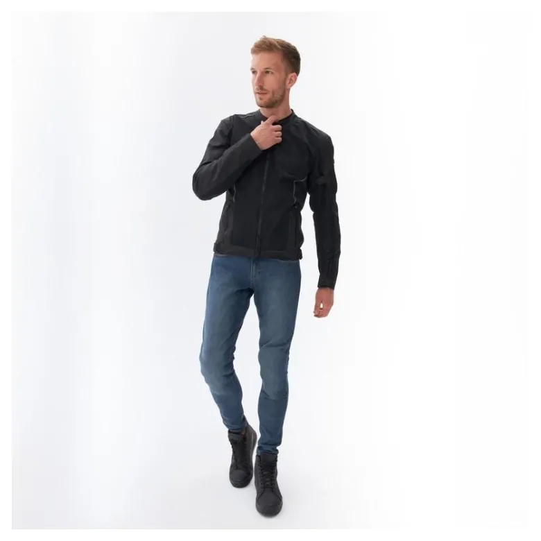 Jeansy motocyklowe REBELHORN NOMAD TAPERED FIT WASHED BLUE niebieski