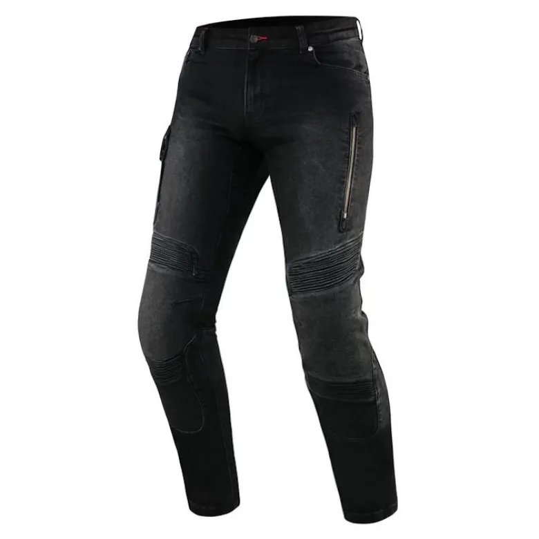 Jeansy motocyklowe REBELHORN VANDAL DENIM BLACK czarny