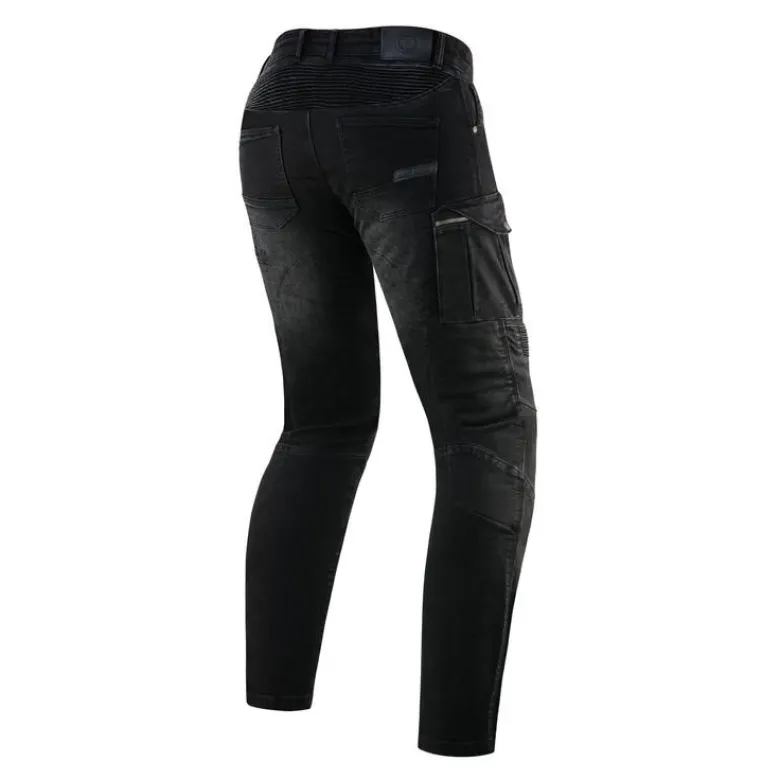 Jeansy motocyklowe REBELHORN VANDAL DENIM BLACK czarny