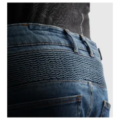 Jeansy motocyklowe REBELHORN VANDAL MONOLAYER WASHED BLUE niebieski