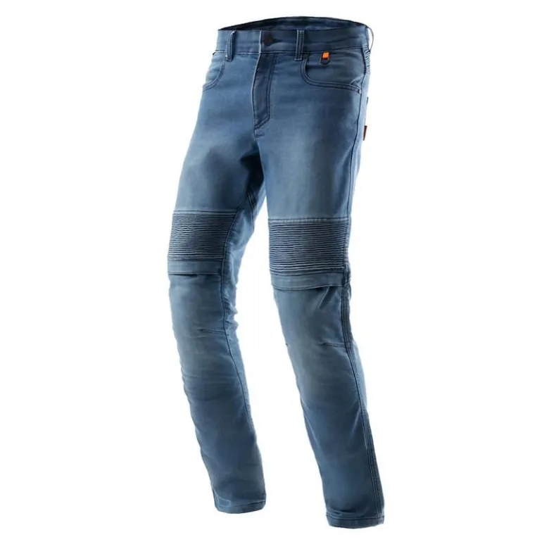 Jeansy motocyklowe REBELHORN REVOLT MONOLAYER WASHED BLUE niebieski