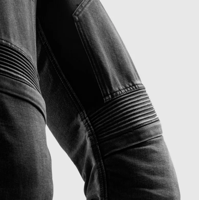 Jeansy motocyklowe REBELHORN EAGLE 4 REGULAR BLACK czarny