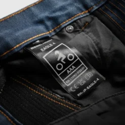 Jeansy motocyklowe REBELHORN EAGLE 4 SLIM WASHED BLUE niebieski
